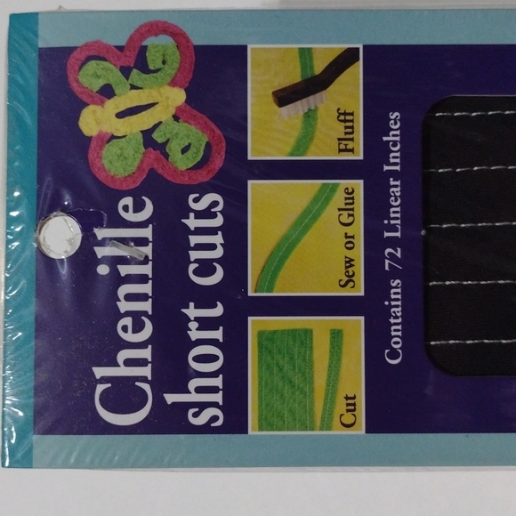 5/$20 Black Chenille Shortcuts June Tailor JT211 - Picture 2 of 4